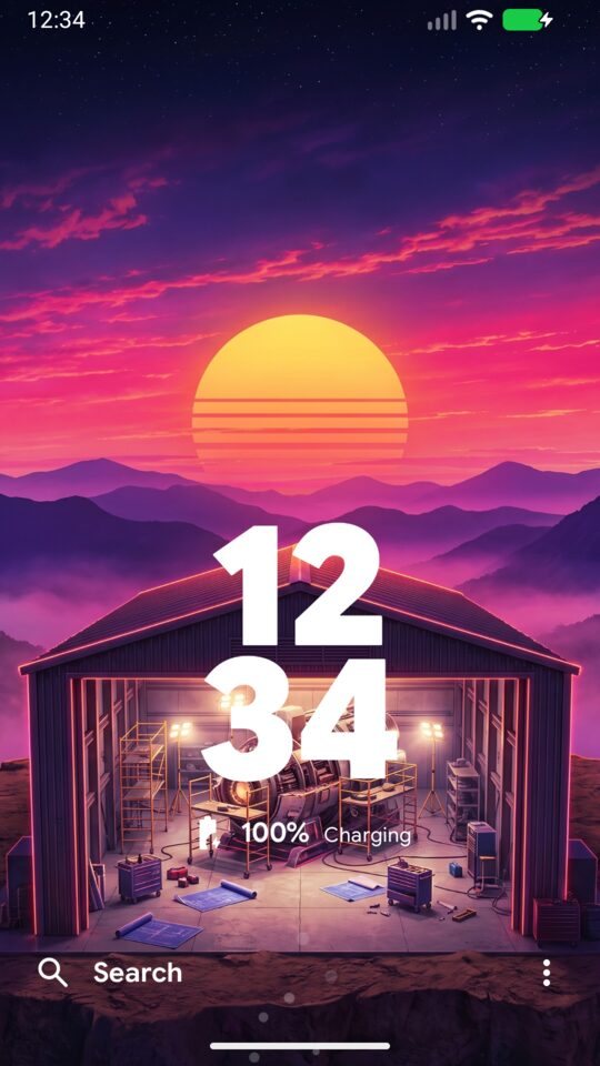 The Lab zone's home screen